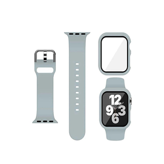 アップルウォッチ(Apple Watch)のApplewatch シリコンバンド&カバーSET(ラバーベルト)