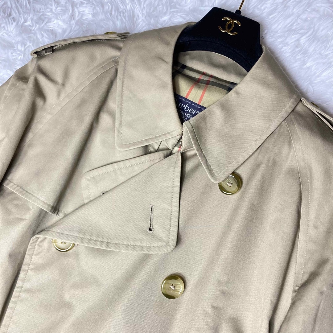 BURBERRY(バーバリー)の美品✨大きいサイズ✨ バーバリー トレンチコート ノバチェック　3XL メンズのジャケット/アウター(トレンチコート)の商品写真