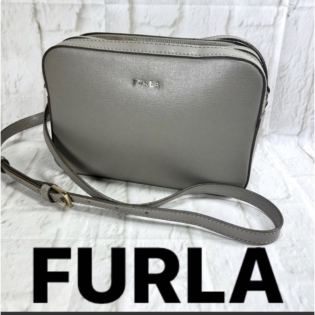 新品!フルラ ダブルファスナー ショルダーバッグ