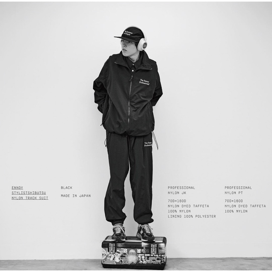 エンノイとスタイリスト私物 NYLON TRACK SUIT Lサイズ-