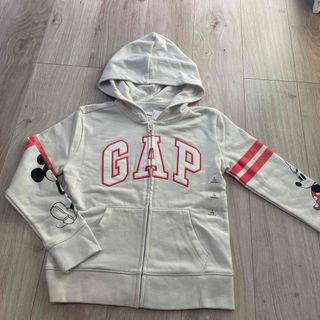 ギャップキッズ(GAP Kids)のGAP kids ディズニーコラボスウェットフルジップパーカー(Tシャツ/カットソー)