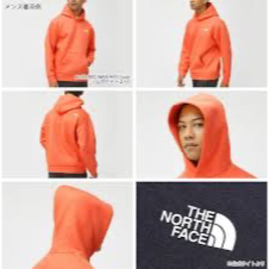 THE NORTH FACE(ザノースフェイス)のTHE NORTH FACE ノースフェイス パーカー NT12285橙メンズL メンズのトップス(パーカー)の商品写真