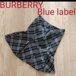 バーバリーブルーレーベル(BURBERRY BLUE LABEL)のバーバリー ブルーレーベル  ブラウン ピンク スカート チェック(ひざ丈スカート)