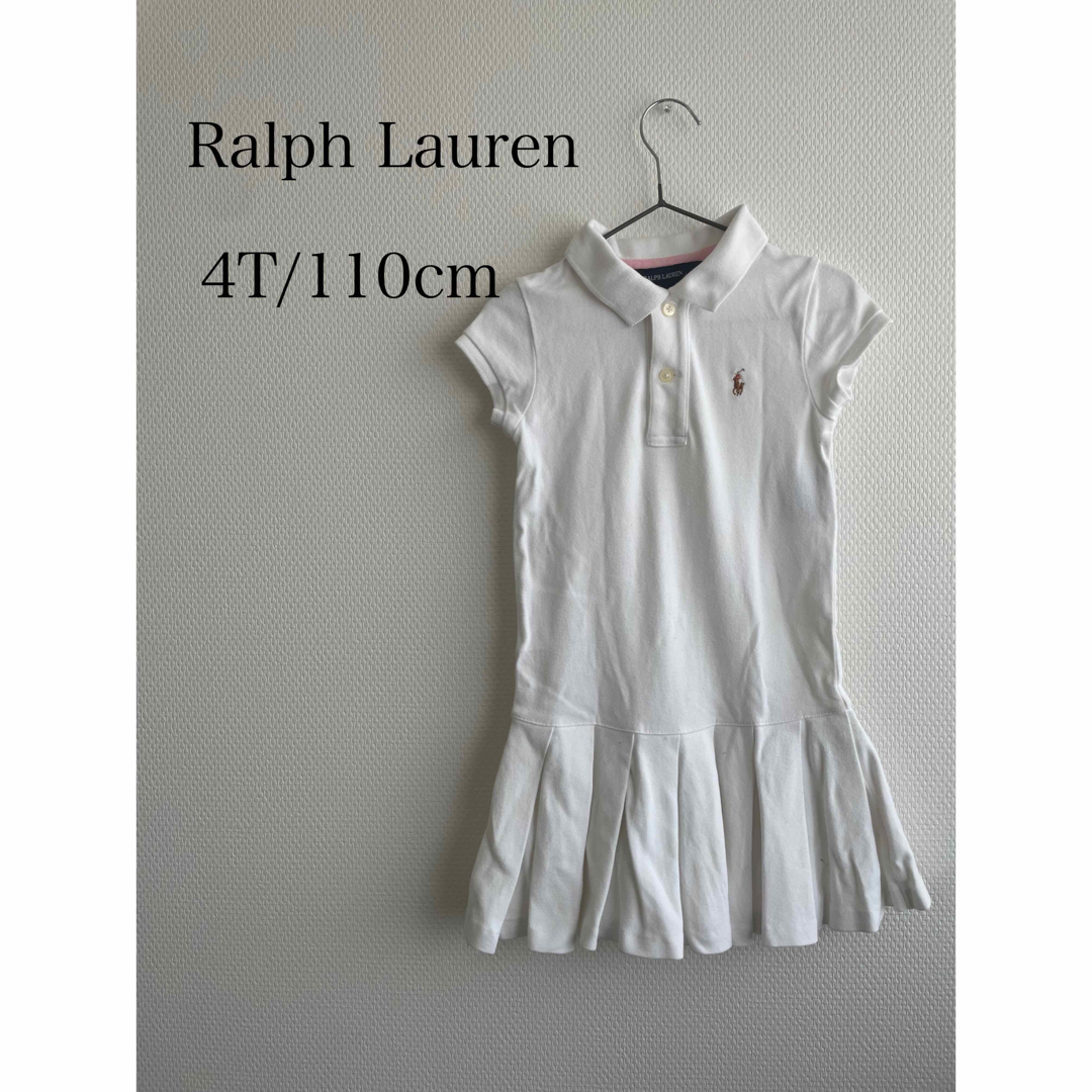 Ralph Lauren(ラルフローレン)のラルフローレン　海外製　ポロ　ワンピース　110cm キッズ/ベビー/マタニティのキッズ服女の子用(90cm~)(ワンピース)の商品写真