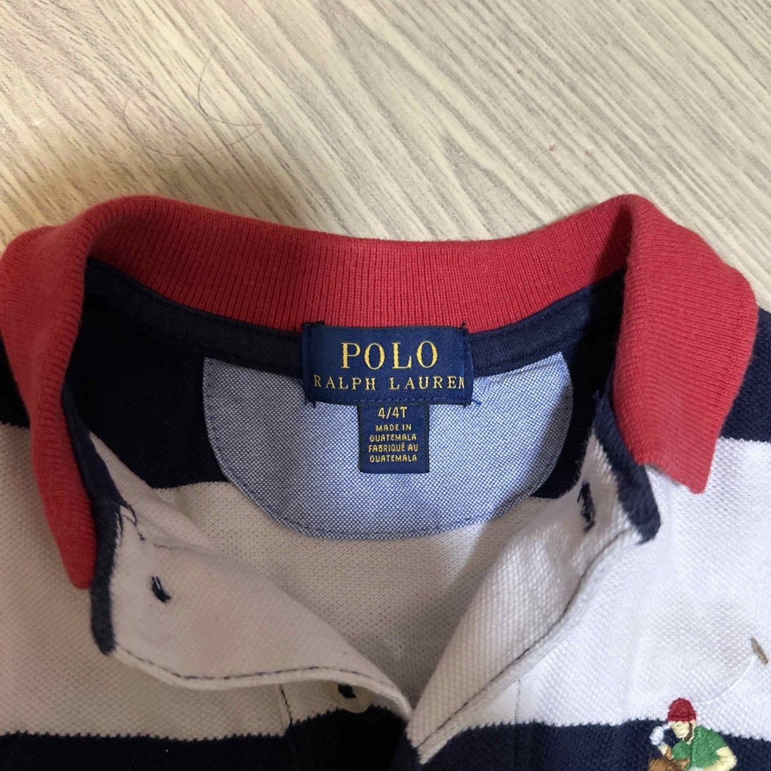 POLO RALPH LAUREN(ポロラルフローレン)の半袖 ポロシャツ　4T キッズ/ベビー/マタニティのキッズ服男の子用(90cm~)(Tシャツ/カットソー)の商品写真