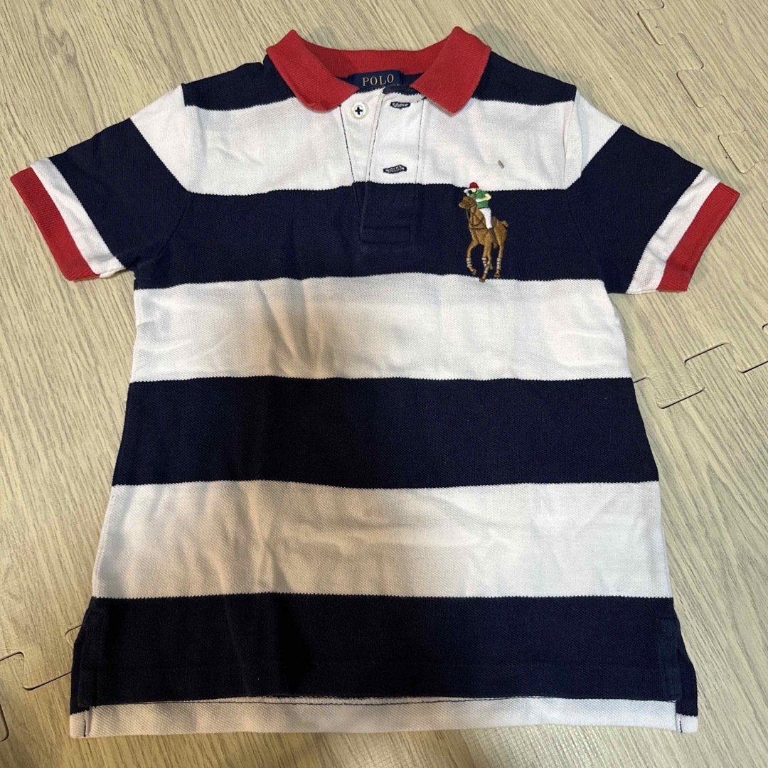 POLO RALPH LAUREN(ポロラルフローレン)の半袖 ポロシャツ　4T キッズ/ベビー/マタニティのキッズ服男の子用(90cm~)(Tシャツ/カットソー)の商品写真