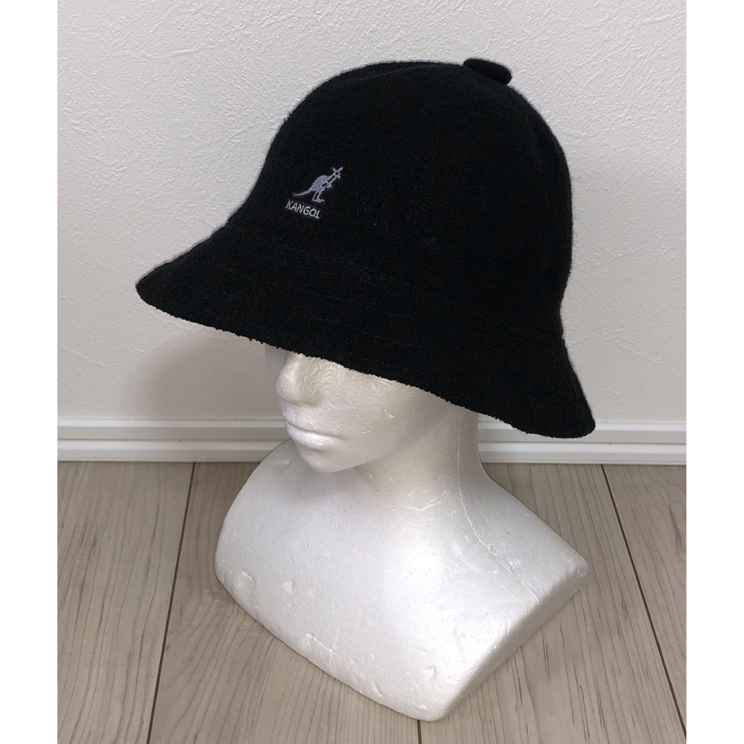 KANGOL(カンゴール)のXL 美品 KANGOL メトロハット バケットハット カンゴール 黒 ブラック メンズの帽子(ハット)の商品写真