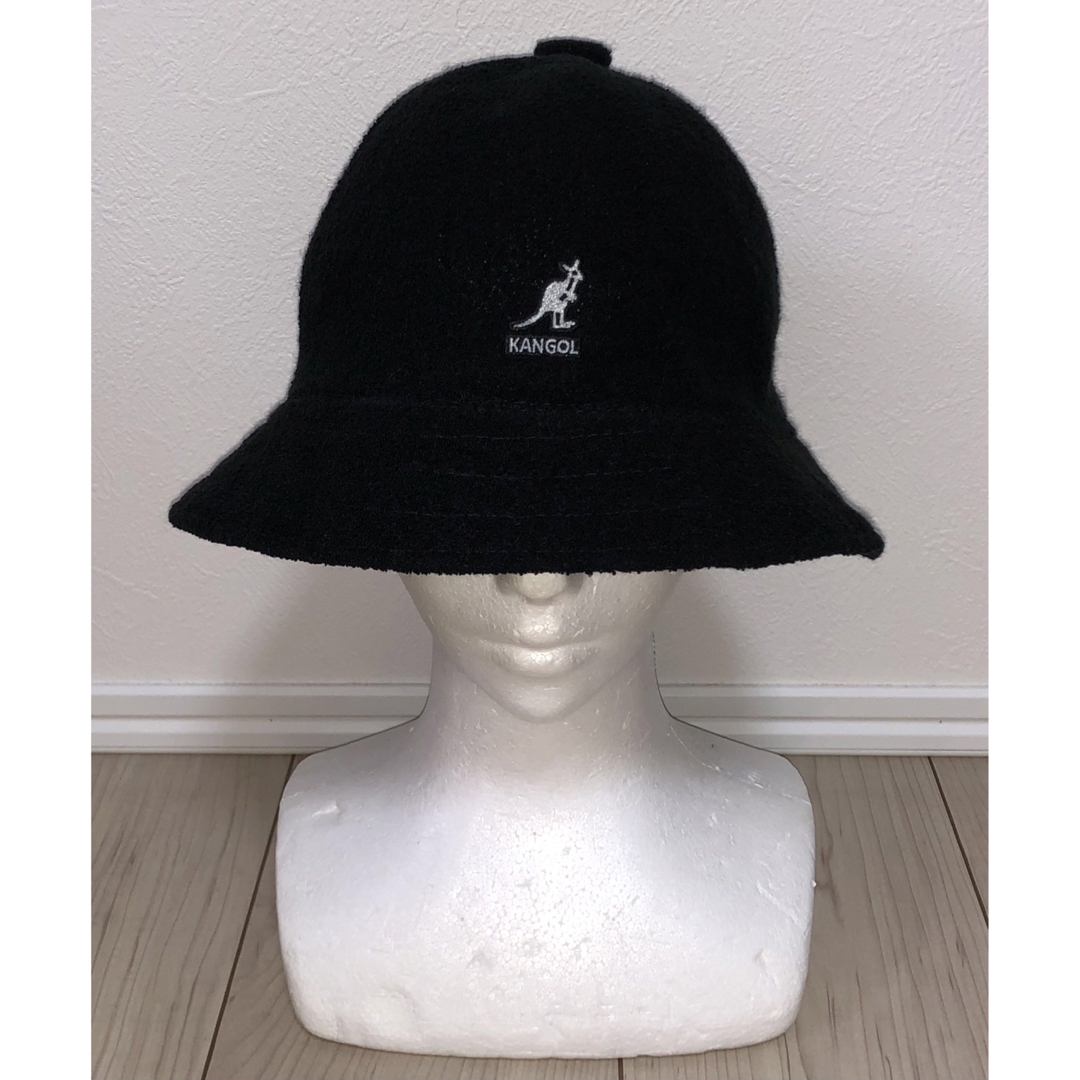 KANGOL(カンゴール)のXL 美品 KANGOL メトロハット バケットハット カンゴール 黒 ブラック メンズの帽子(ハット)の商品写真
