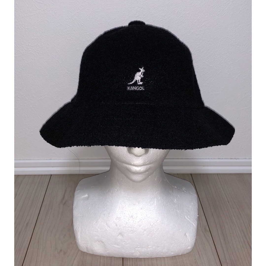 KANGOL(カンゴール)のXL 美品 KANGOL メトロハット バケットハット カンゴール 黒 ブラック メンズの帽子(ハット)の商品写真