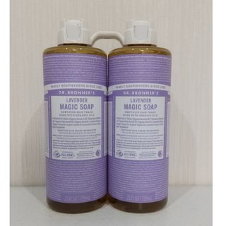 マジックソープ(Magic Soap)のドクターブロナー  マジックソープラベンダーの香り  739ml  ×  ２(ボディソープ/石鹸)