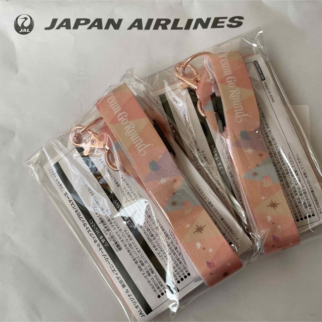 JALハッピードリームキャンペーンネックストラップ付きパスケース