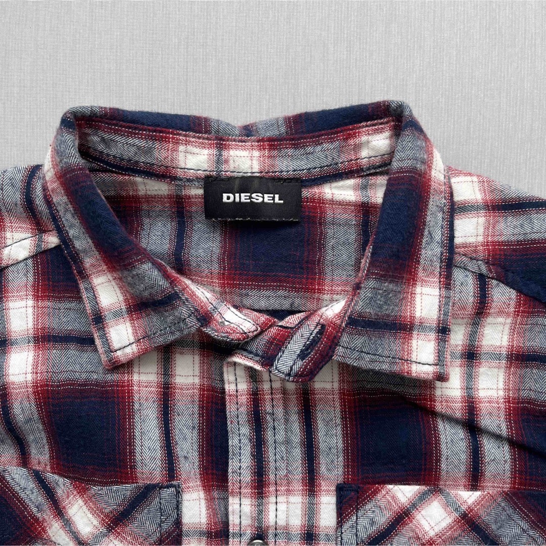 DIESEL(ディーゼル)のDIESEL キッズ シャツ キッズ/ベビー/マタニティのキッズ服男の子用(90cm~)(ブラウス)の商品写真