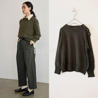 マーガレットハウエル ニット/セーター(レディース)(グリーン・カーキ