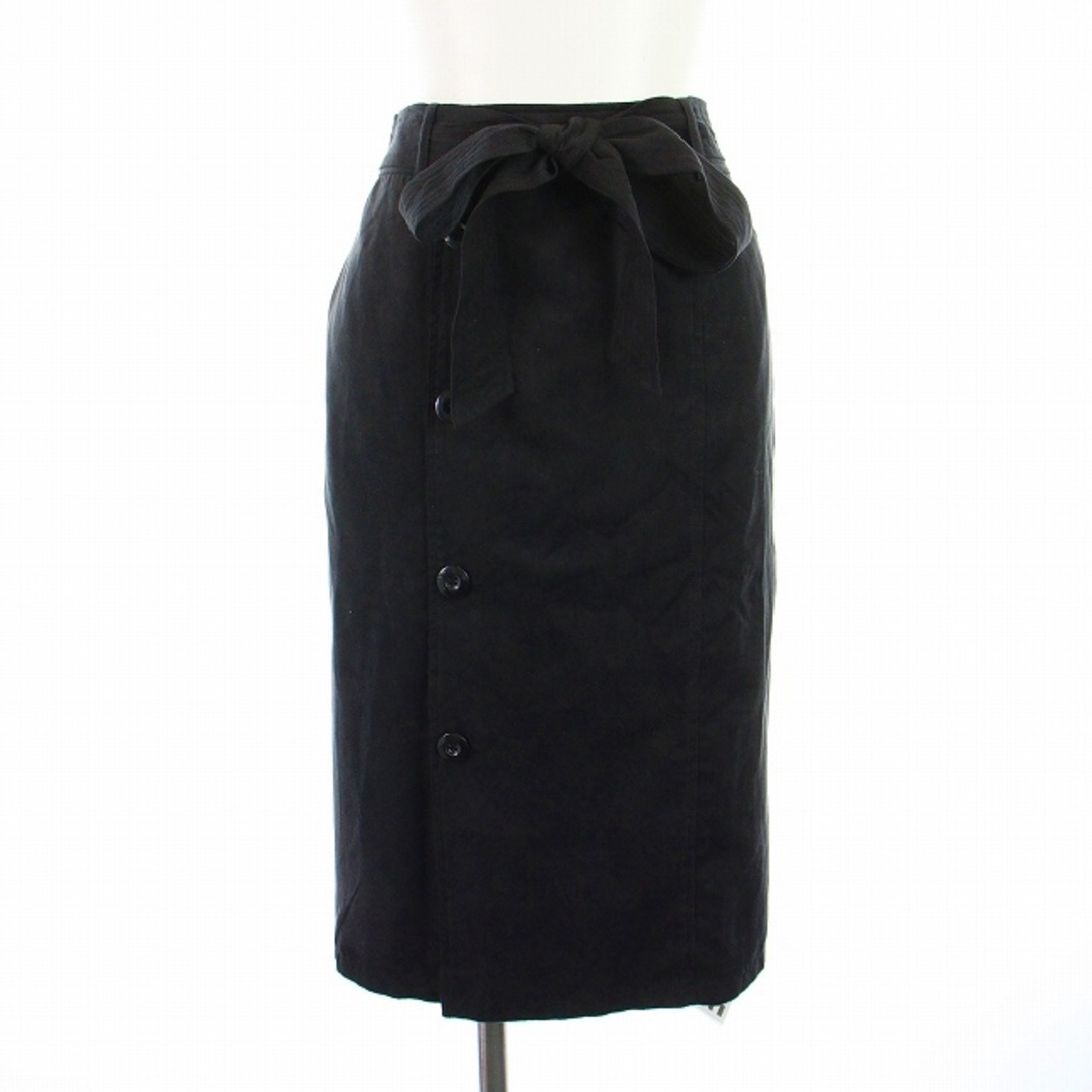 VICKY(ビッキー)のビッキー スエードタイトスカート ひざ丈 フェイクスエード 0 XS ブラック レディースのスカート(ひざ丈スカート)の商品写真