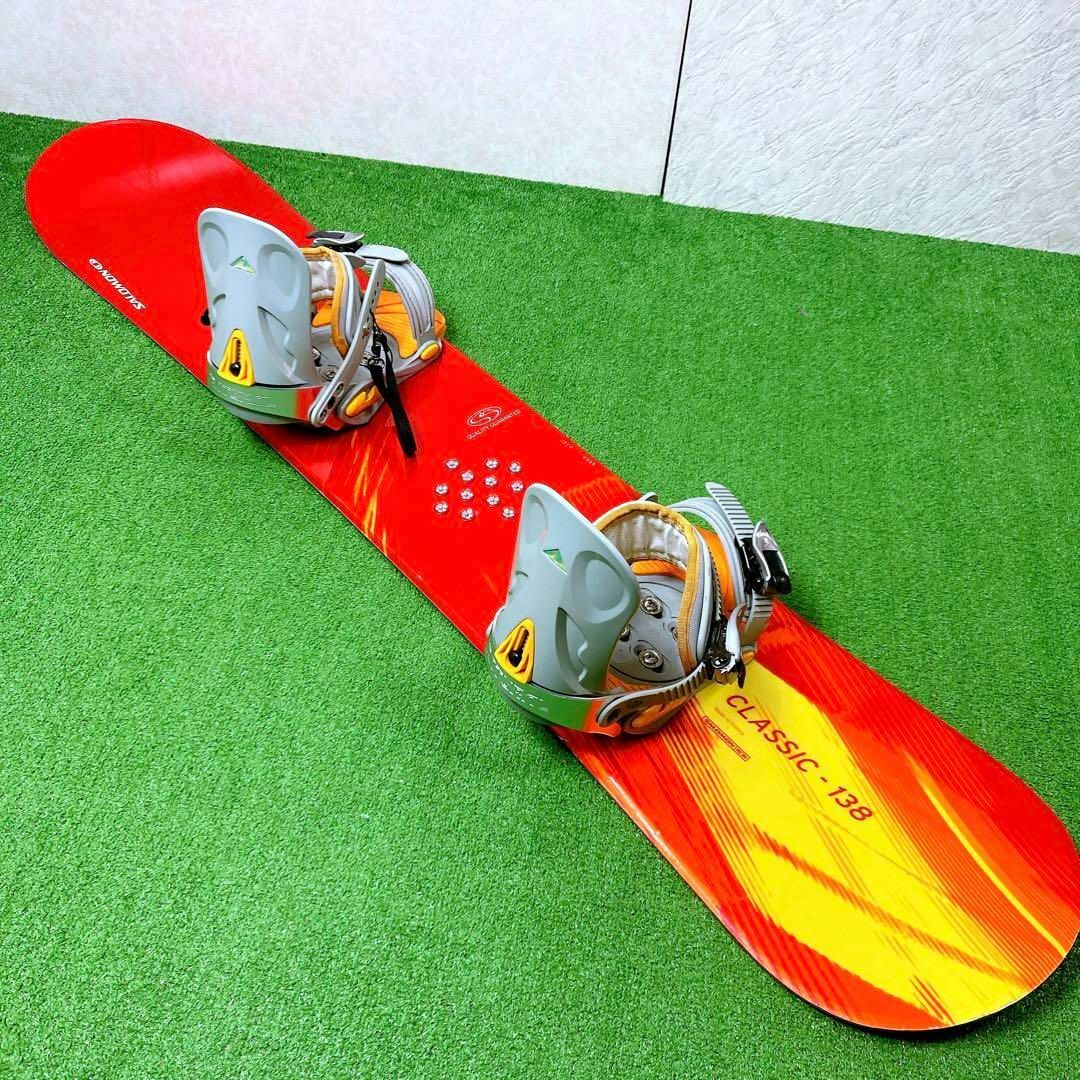 SALOMON×HEAD　程度良好スノーボードセット　名機OhYeah138cm