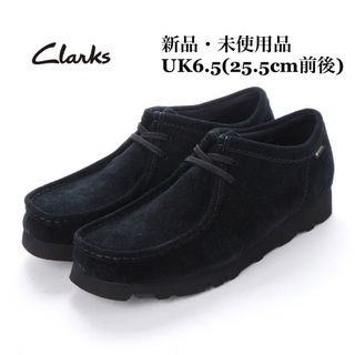 クラークス(Clarks)のClarks クラークス ワラビー ゴアテックス ブラックスエード(スリッポン/モカシン)