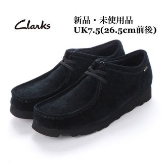 クラークス(Clarks)のClarks クラークス ワラビー ゴアテックス ブラックスエード(スリッポン/モカシン)