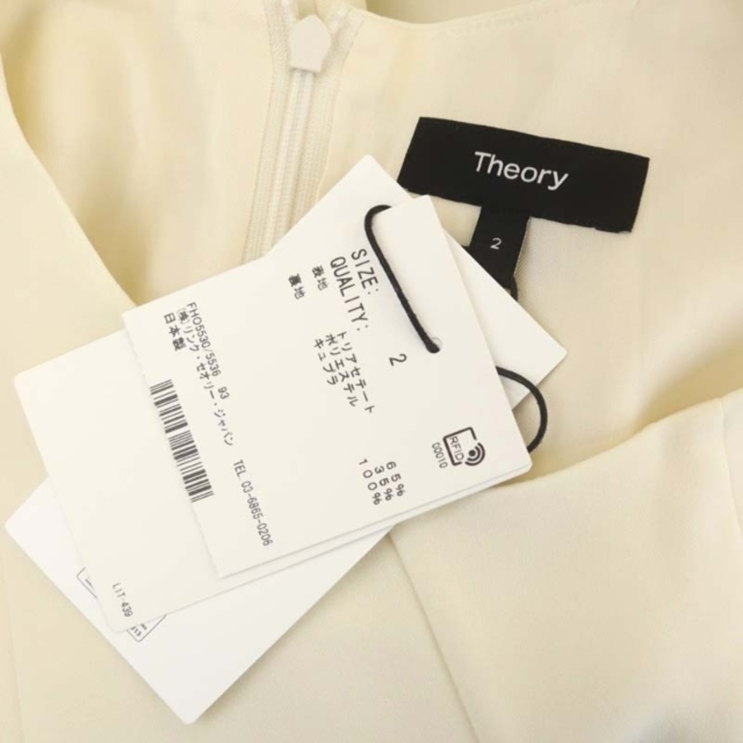 theory(セオリー)のセオリー 22AW CLASSIC CREPE ASYM DRAPE DR レディースのワンピース(ロングワンピース/マキシワンピース)の商品写真