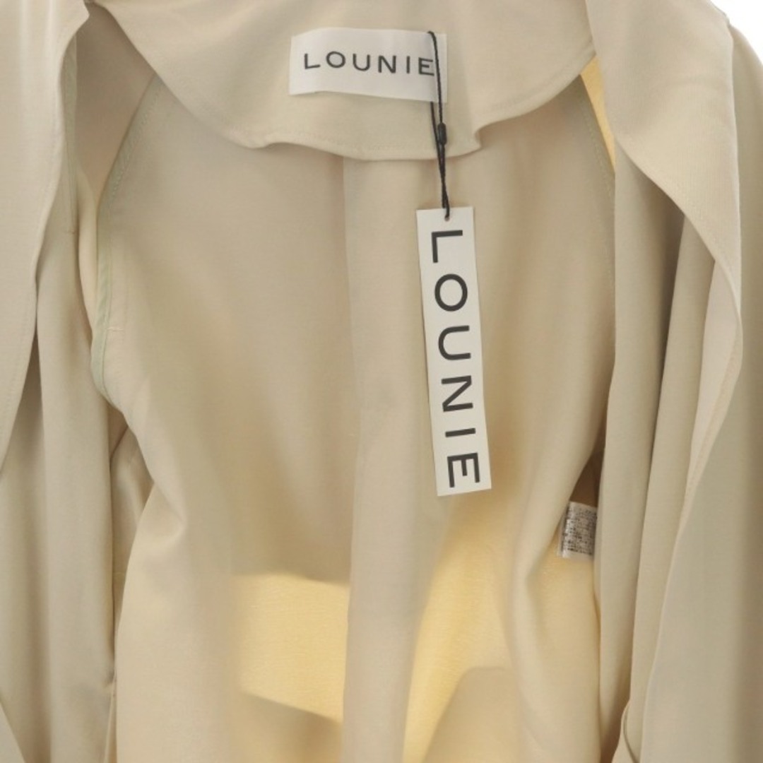 LOUNIE(ルーニィ)のルーニィ 23SS トレンチコート スプリングコート 36 ライトベージュ レディースのジャケット/アウター(トレンチコート)の商品写真
