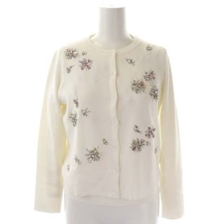 Maglie par ef-de マーリエ パー エフデ スカート ボトムス グレー ホワイト 白 7(S) ロング マキシ フレア 切替 ストライプ コットン キュプラ 綿 おしゃれ シンプル きれいめ 大人女子 ブランド 上品 ベーシック オフィスカジュアル【レディース】