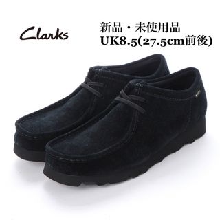 クラークス(Clarks)のClarks クラークス ワラビー ゴアテックス ブラックスエード(スリッポン/モカシン)