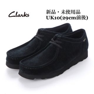 クラークス(Clarks)のClarks クラークス ワラビー ゴアテックス ブラックスエード(スリッポン/モカシン)