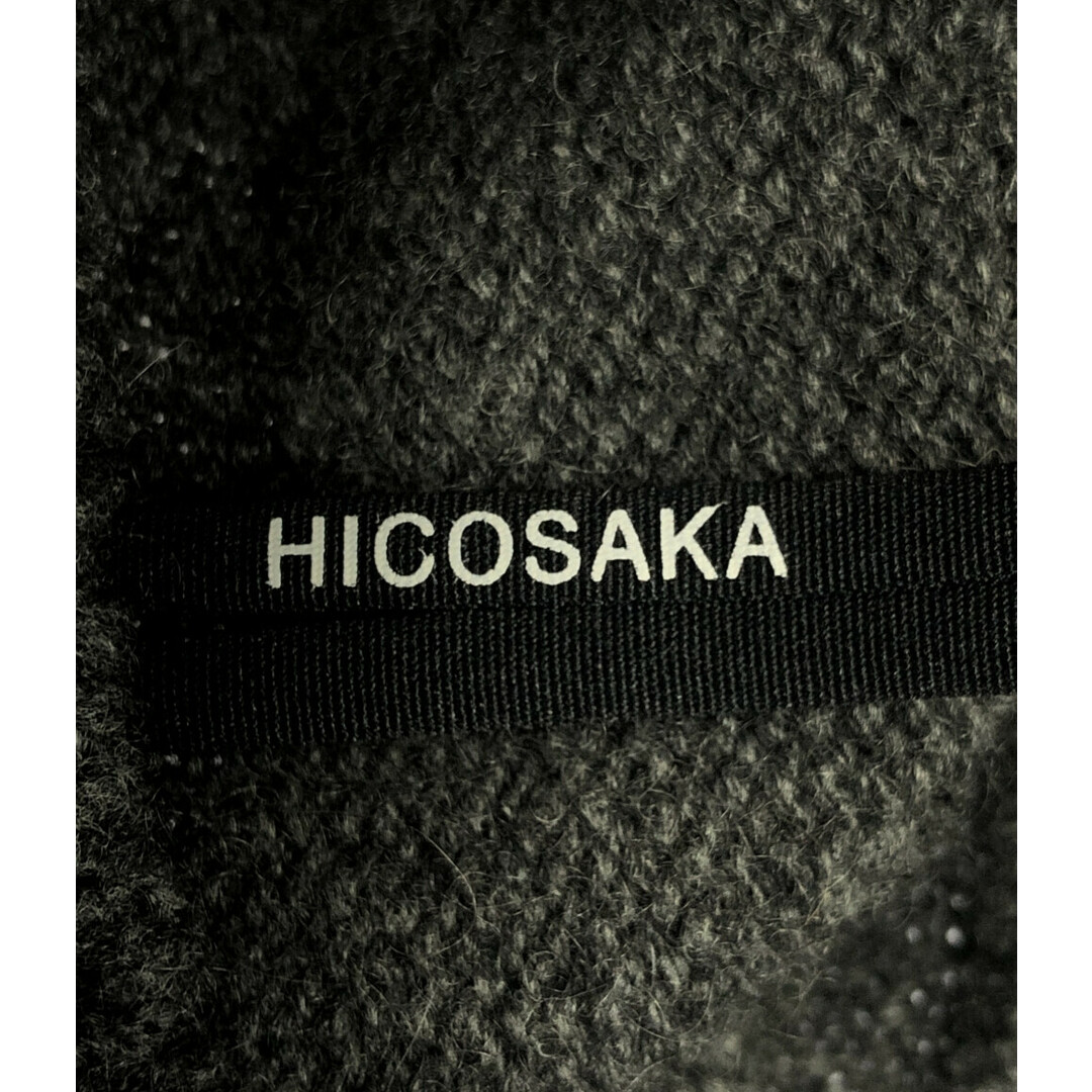 美品  HICOSAKA ハンチング帽 ニット カシミヤ100％ メンズ メンズの帽子(ハンチング/ベレー帽)の商品写真