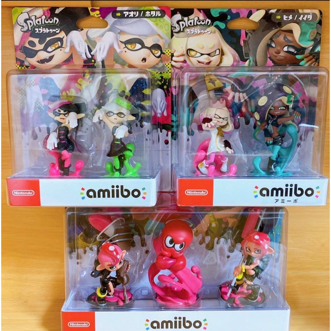 スプラトゥーン amiibo アミーボ ガール アオリ 他セット-