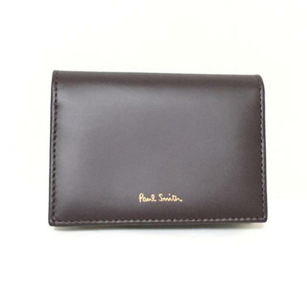 13400円 ポールスミス 名刺入れ美品 レザー hiapartmenthomes.com