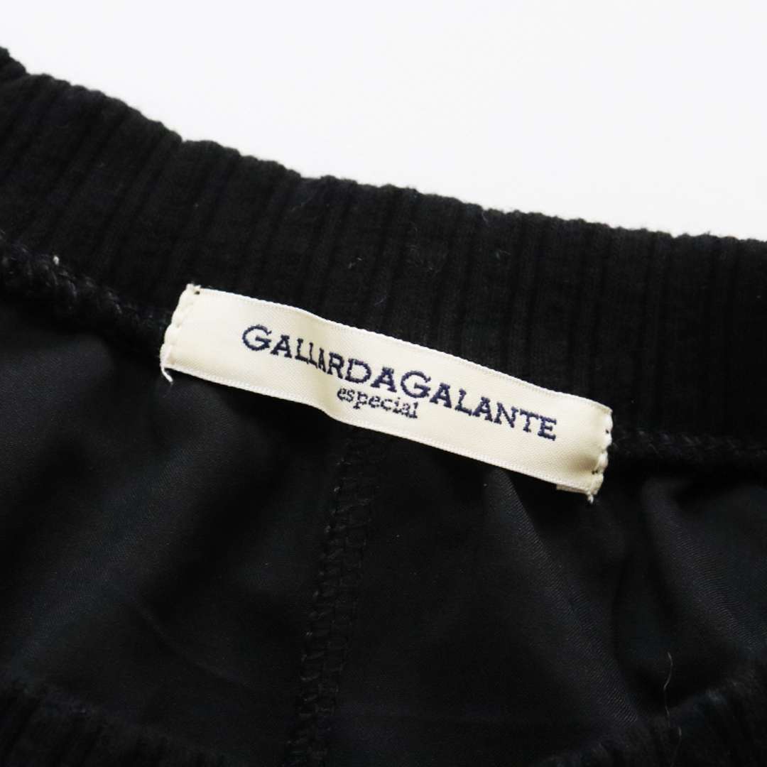 GALLARDA GALANTE(ガリャルダガランテ)のガリャルダガランテ GALLARDAGALANTE バックレース 切替プルオーバー F/ブラック トップス【2400013579377】 レディースのトップス(カットソー(長袖/七分))の商品写真