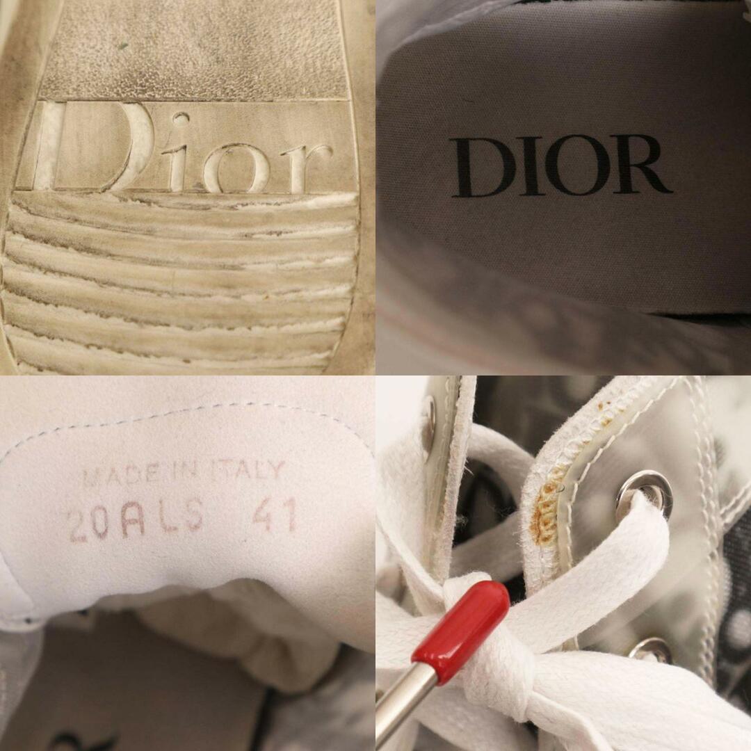 ディオール ショーン ステューシー コラボ B23 ハイトップスニーカー オブリーク 3SH118YYO メンズ ホワイト ブラック Dior  【アパレル・小物】