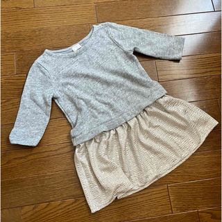 ジェイクルー(J.Crew)のCrewCuts  裏起毛ワンピース　(ワンピース)