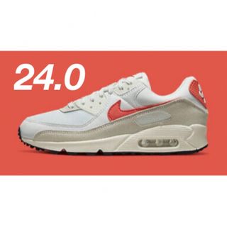 ナイキ(NIKE)のNIKE AIR MAX 90 ナイキ エアマックス90 オレンジ 24(スニーカー)