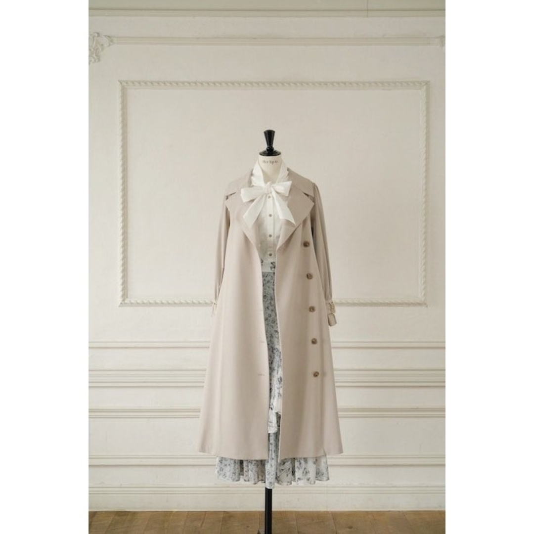 美品】Herlipto Belted Dress Trench Coat-