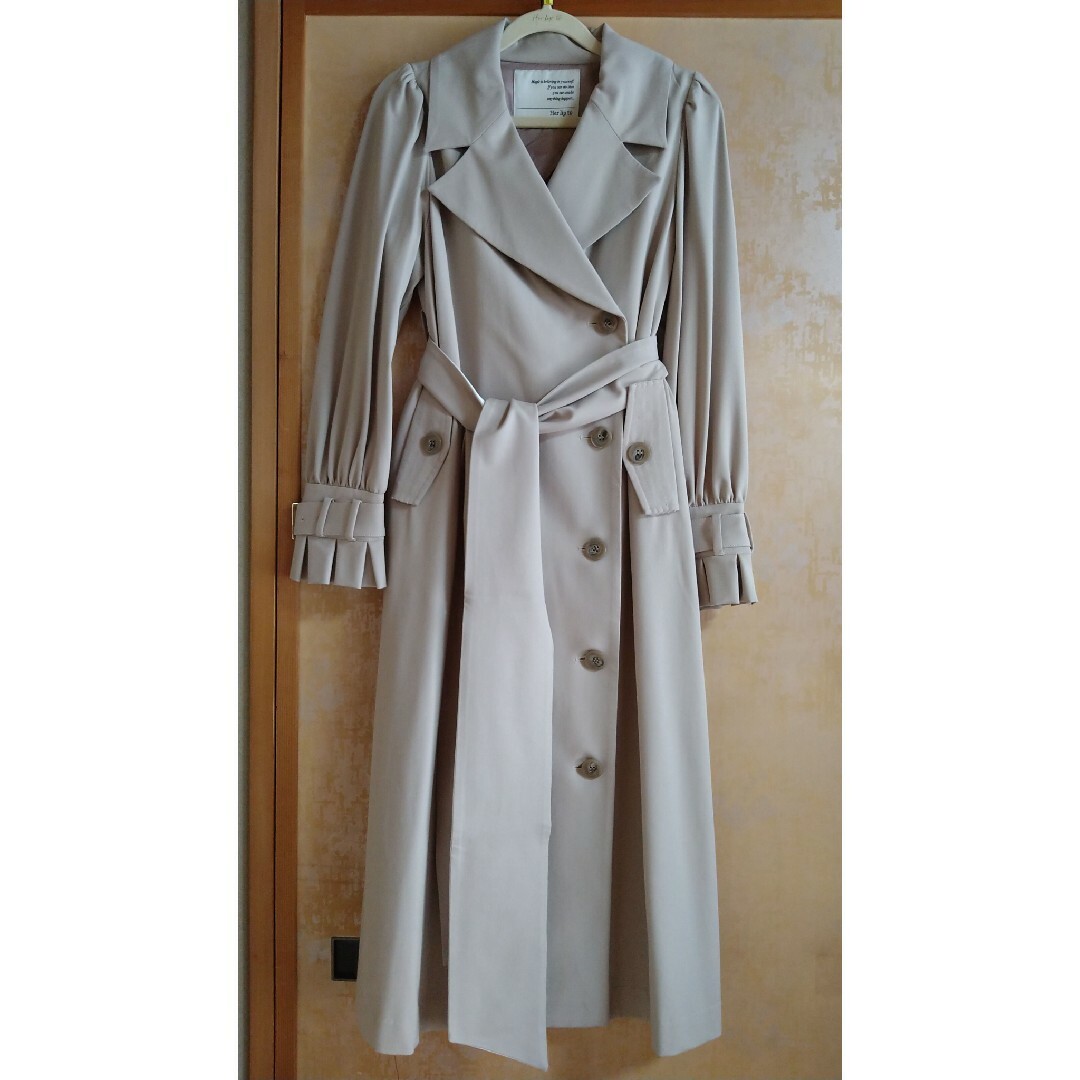美品】Herlipto Belted Dress Trench Coat 美品】Herlipto Belted Dress Trench Coat