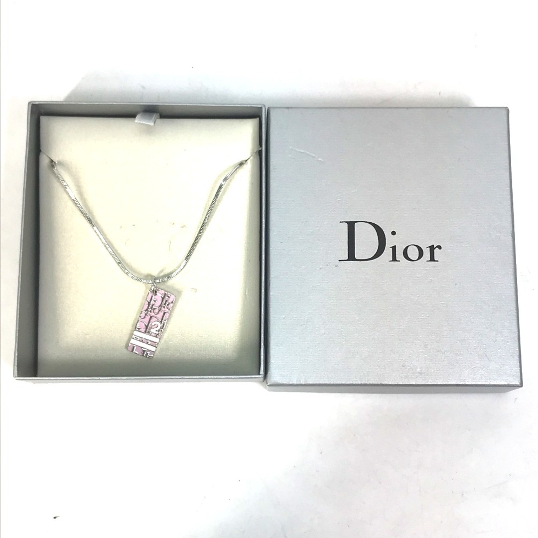 Dior(ディオール)のディオール Dior トロッター ナンバー2 プレート  アクセサリー ペンダント ネックレス メタル ピンク レディースのアクセサリー(ネックレス)の商品写真