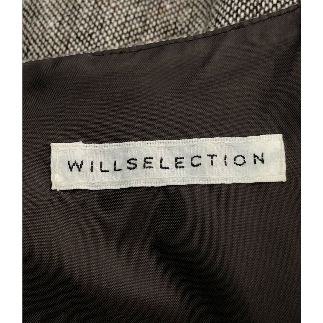 WILLSELECTION(ウィルセレクション)の美品 ウィルセレクション 長袖ワンピース レディース M レディースのトップス(ベスト/ジレ)の商品写真