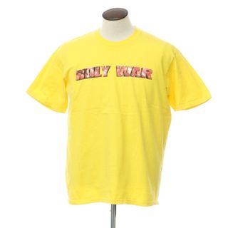 シュプリーム(Supreme)の【中古】シュプリーム Supreme 2023年秋冬 Holy War Tee コットン 半袖 クルーネック Ｔシャツ イエロー【サイズL】【メンズ】(Tシャツ/カットソー(半袖/袖なし))