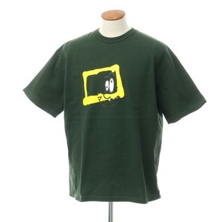 ビームスティー(BEAMS T)の【中古】ビームスティ BEAMS T コットン 半袖 クルーネック Ｔシャツ グリーン【サイズM】【メンズ】(Tシャツ/カットソー(半袖/袖なし))