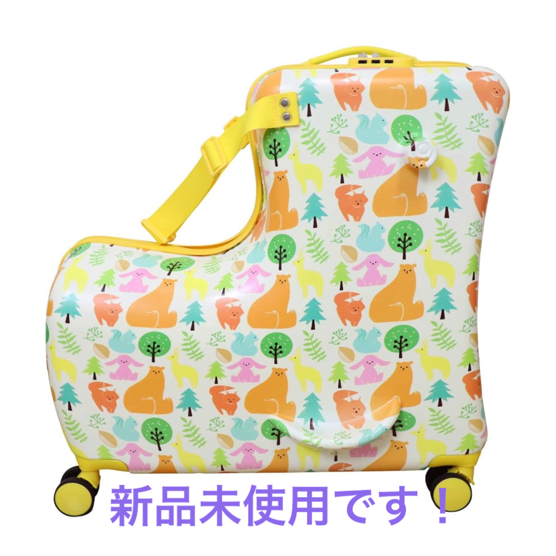 スーツケース Mサイズ かわいい 子どもが乗れる キッズキャリー 乗れるキャリー