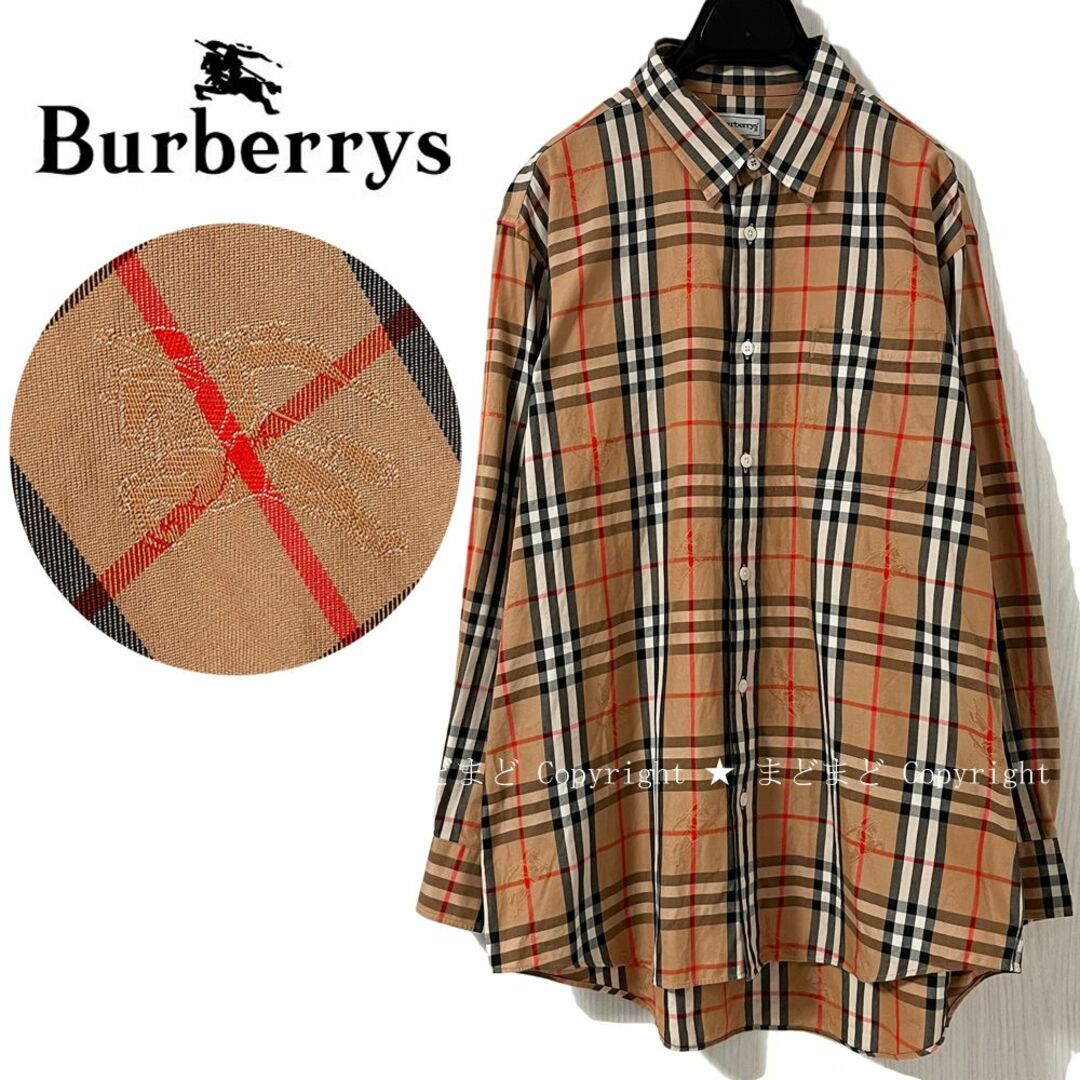 BURBERRY   バーバリーズ シャドーホース 刺繍 ノバチェック 長袖