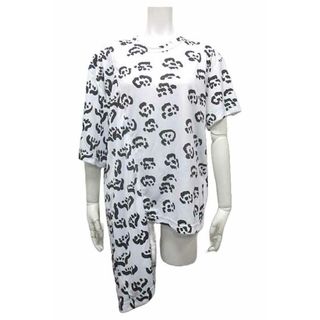 コムデギャルソン(COMME des GARCONS)の【中古】COMME des GARCONS コムデギャルソン  トップス レディース グラフィックTシャツ サイズL アシンメトリー 日本製(Tシャツ(半袖/袖なし))