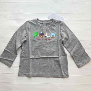 ラルフローレン(Ralph Lauren)の24m90cm  ベア　ロンT 女の子　ラルフローレン(Tシャツ/カットソー)