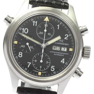 インターナショナルウォッチカンパニー(IWC)のIWC IWC SCHAFFHAUSEN 3711-003 ドッペル クロノグラフ 自動巻き メンズ 良品 保証書付き_779018(腕時計(アナログ))