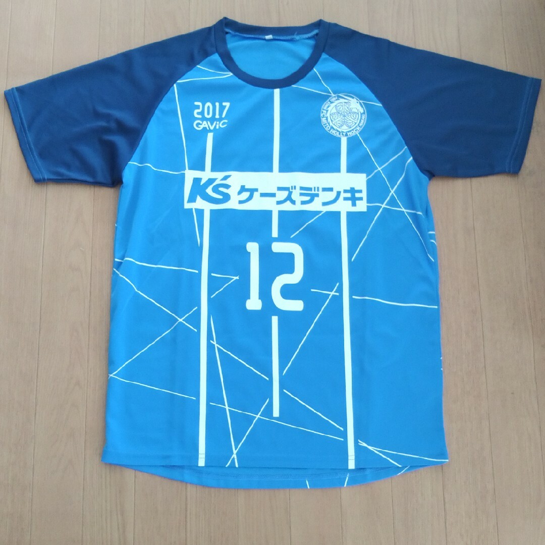 GAViC(ガビック)のガビック水戸ホーリーホックブルーミングTシャツ2017 スポーツ/アウトドアのサッカー/フットサル(ウェア)の商品写真