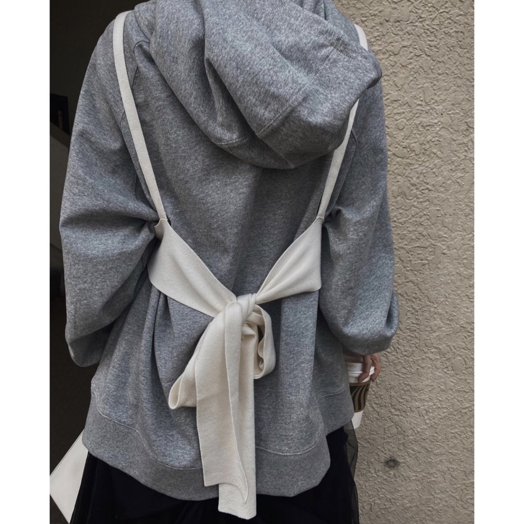 LAYERED BUSTIER HOODIE パーカーのみ