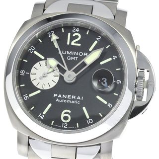 パネライ(PANERAI)のパネライ PANERAI PAM00161 ルミノール GMT デイト 自動巻き メンズ _779458(腕時計(アナログ))