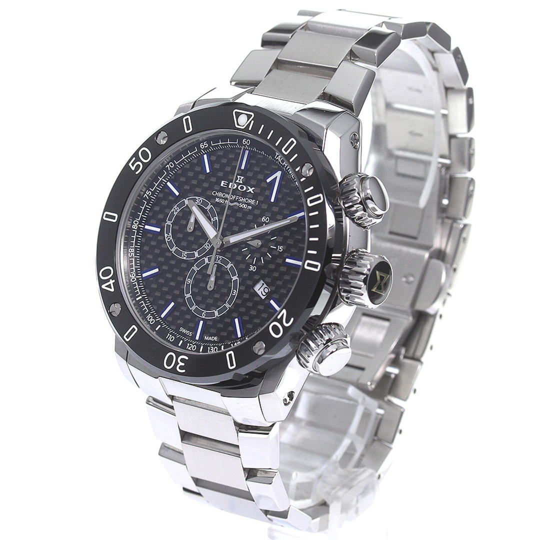 EDOX - エドックス EDOX 10221-3M-NIBL12 クロノオフショア1 クロノ ...