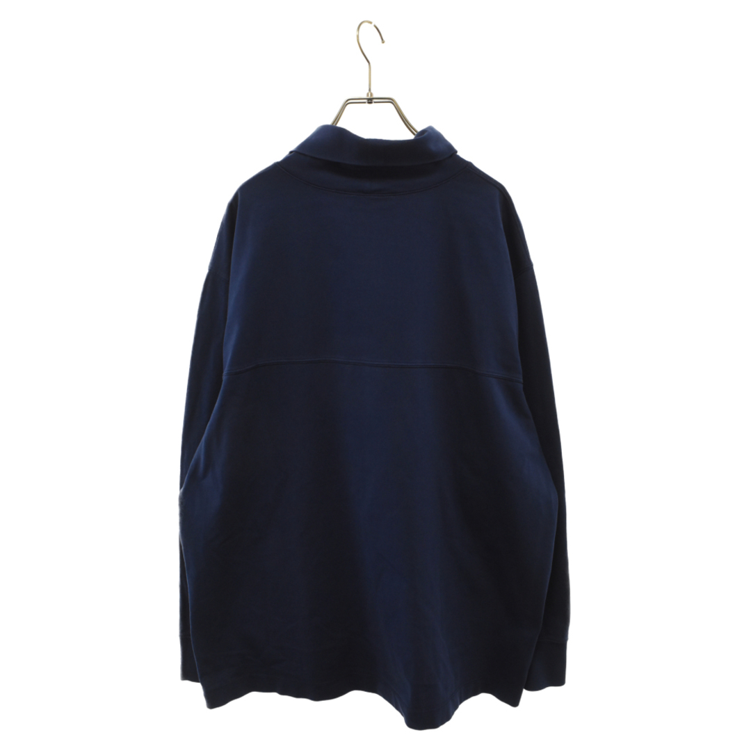 LEMAIRE ルメール HIGH COLLAR SWEATSHIRT ハイカラー スウェットシャツ 長袖シャツ カットソー ネイビー JE313  LJ090