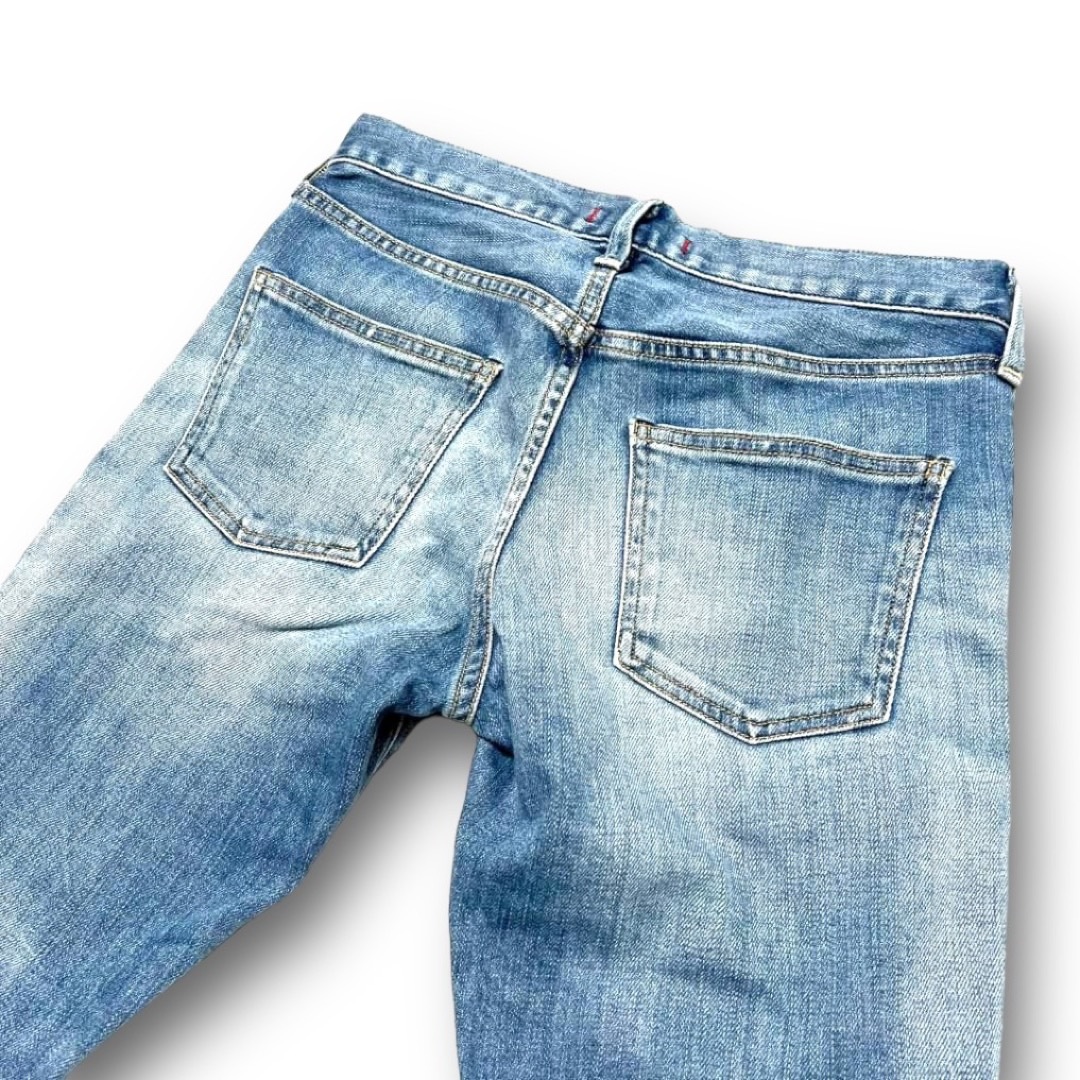 RED CARD 64503 ボーイフレンドデニム ストレッチ サイズ22 REDCARD 64503ボーイフレンドデニム spickandspan購入22